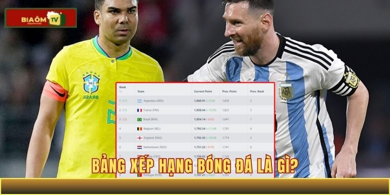 Bảng xếp hạng bóng đá là gì?