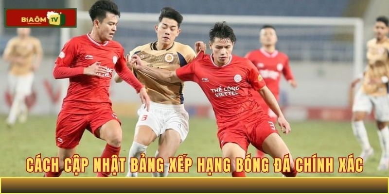 Cách cập nhật bảng xếp hạng bóng đá nhanh chóng và chính xác