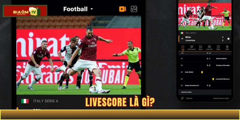 Livescore là gì?